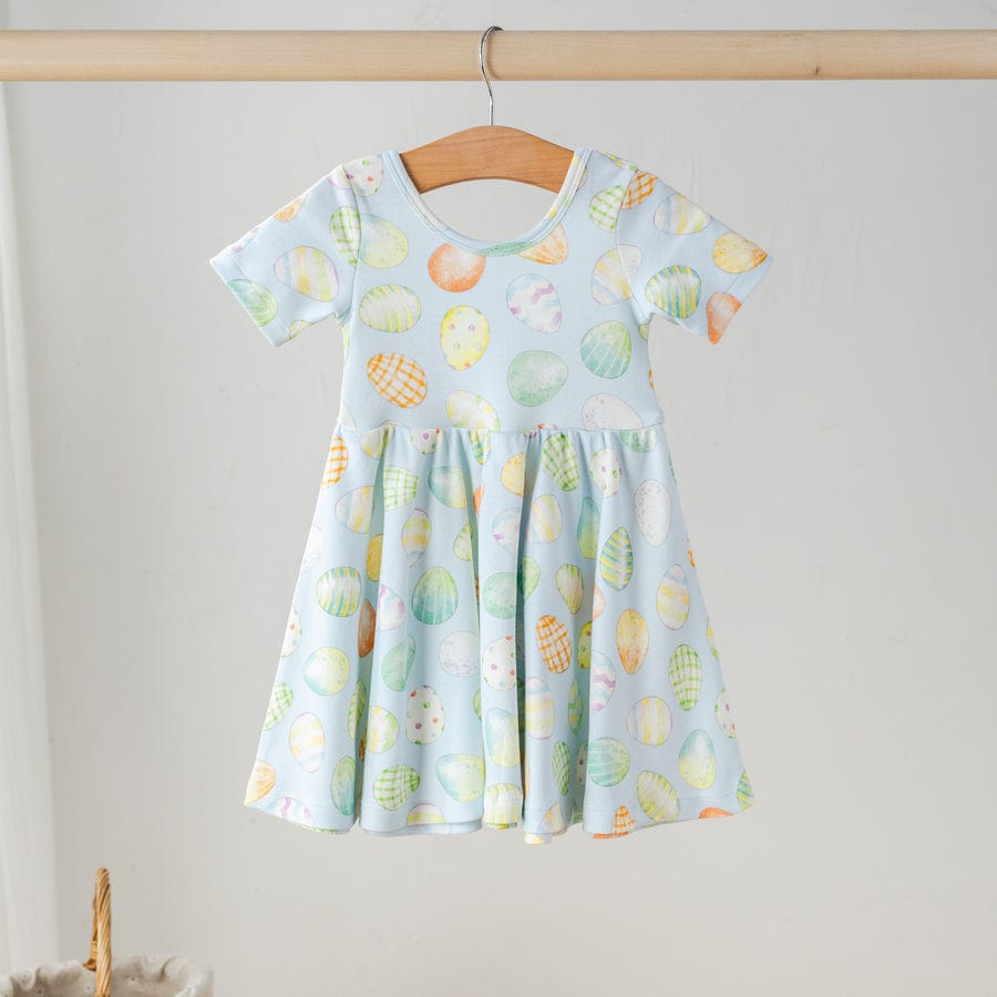 organic cotton easter dress Organic Cotton Coral Easter Twirl Dress  Rem and Em