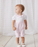 Kissy Kissy Kissy Kissy Short Playsuit with Hand Emb Premier Cottontail Hollows - Little Miss Muffin Children & Home
