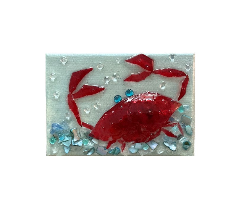 Laurie Kelly Art Studio Red Crab 5x7 - Little Miss Muffin Children & Home