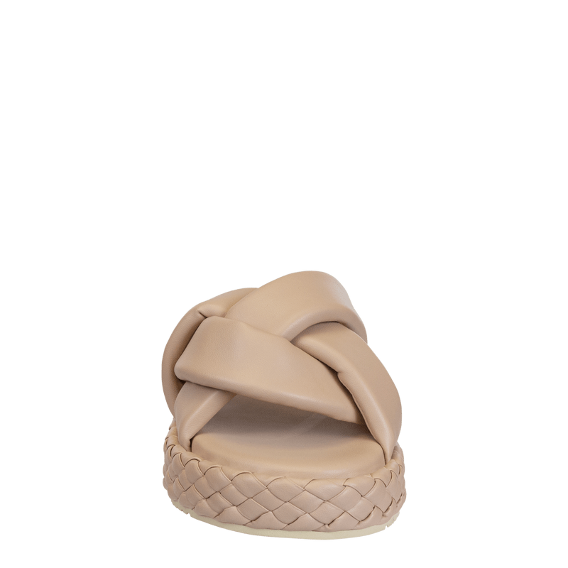 Naked Feet Naked Feet Cupro Platform Slide in Nude - Little Miss Muffin Children & Home