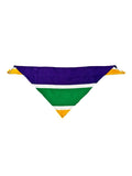 Mardi Gras Creations Thick Stripe Pet Bandana