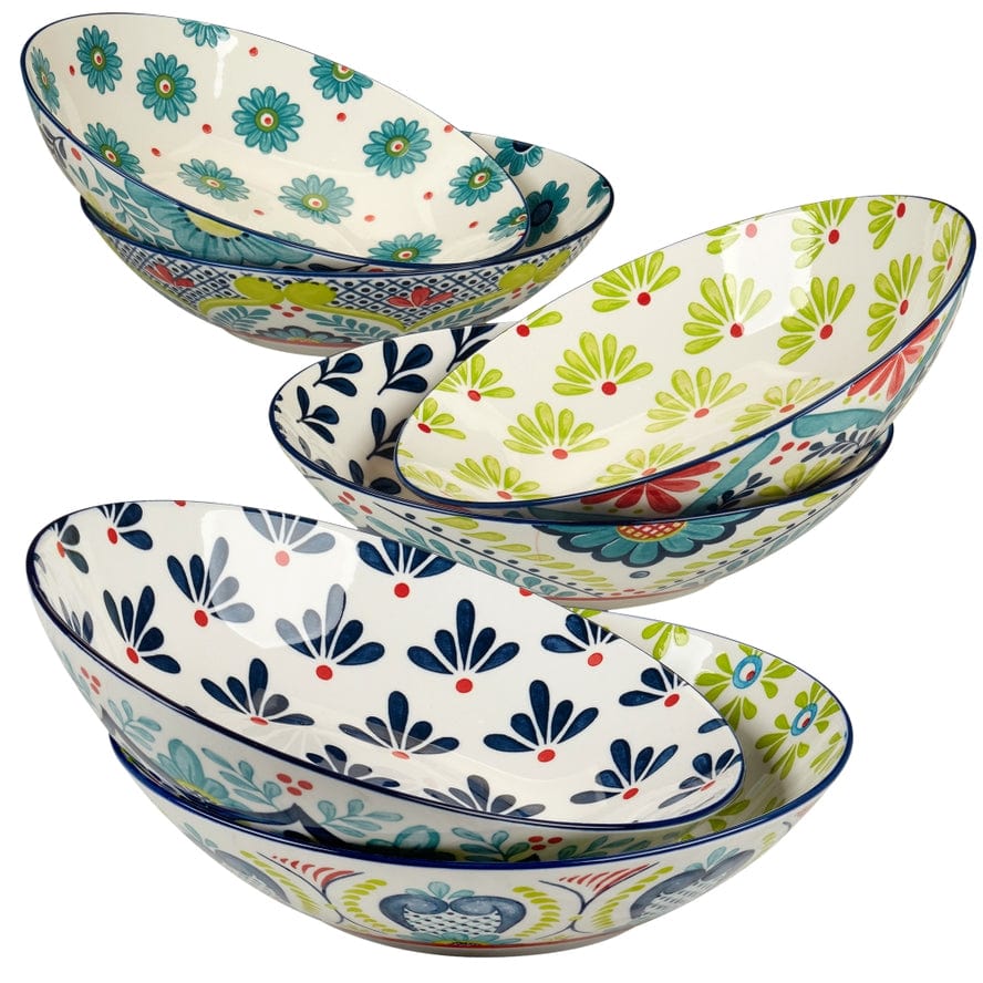 Certified International Certified International Talavera Soup/Pasta Bowl, Available in 6 Assorted Styles - Little Miss Muffin Children & Home