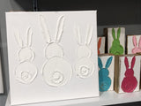 Coddiwomple Coddiwomple Paint Your Own Canvas Bunnies 12x12 - Little Miss Muffin Children & Home