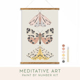 Breathe People Breathe People Vintage Butterflies Meditative Art Paint By Number Kit - Little Miss Muffin Children & Home