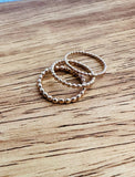 Notions of Lovely Sudsy Stackers - 14k Gold Fill