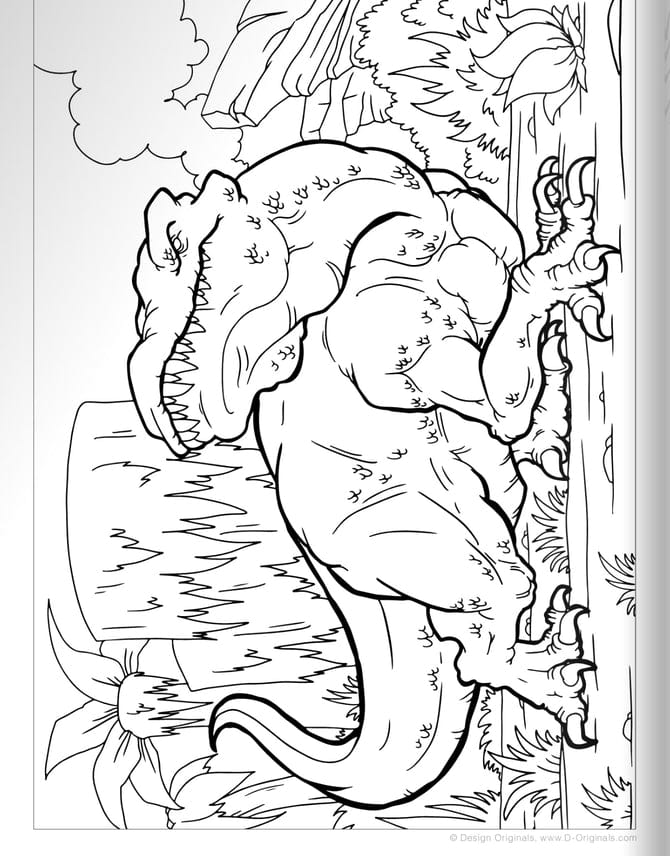 Wellspring Wellspring Dinosaurs Coloring Book - Little Miss Muffin Children & Home