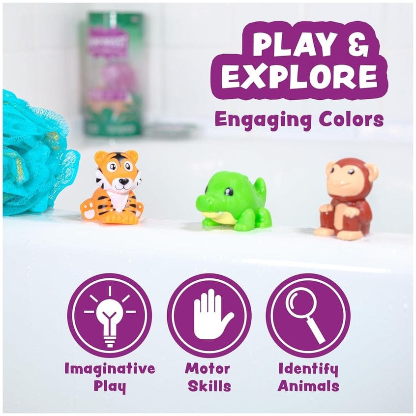Tub Works Rainforest™ Mold Free Bath Toys, 6 Pack - Little Miss Muffin Children & Home