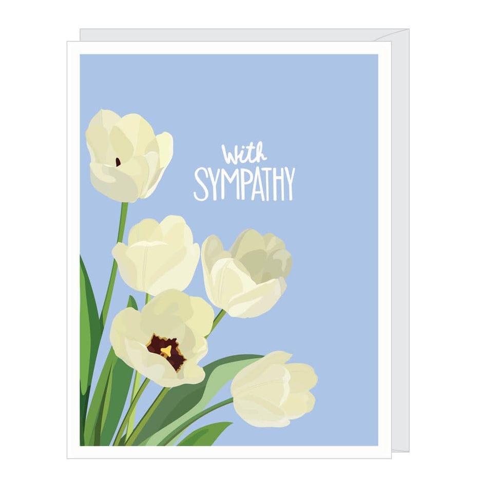 Apartment 2 Cards Apartment 2 Cards Tulips Sympathy Card - Little Miss Muffin Children & Home