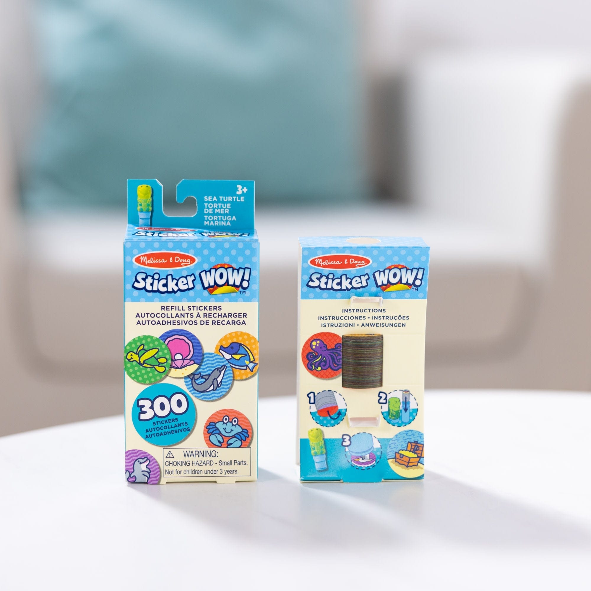 Melissa & Doug Melissa & Doug Sticker WOW!® Refill Stickers – Turtle - Little Miss Muffin Children & Home