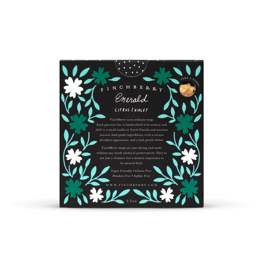 FinchBerry FinchBerry Emerald Citrus Violet Scented Nourishing Beauty Boxed Soap - Little Miss Muffin Children & Home
