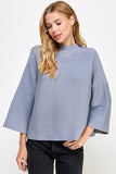 Ellison Ellison Not Your Casual Top - Slate Blue - Little Miss Muffin Children & Home