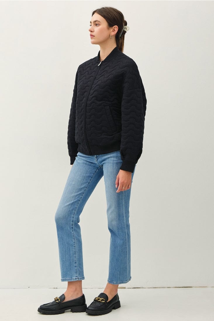 Be Cool Be Cool Quilted Zip Up Bomber Jacket - Little Miss Muffin Children & Home