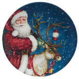 Certified International Santa's Secret Christmas 9" Dessert Plate