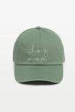 David and Young Dog Mom Embroidered Baseball Cap in Sage - Little Miss Muffin Children & Home