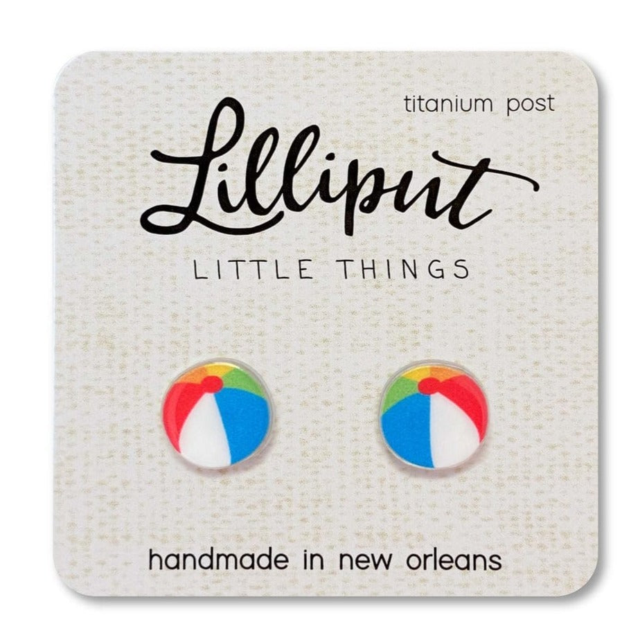 Lilliput Little Things Lilliput Little Things Beach Ball Earrings - Little Miss Muffin Children & Home