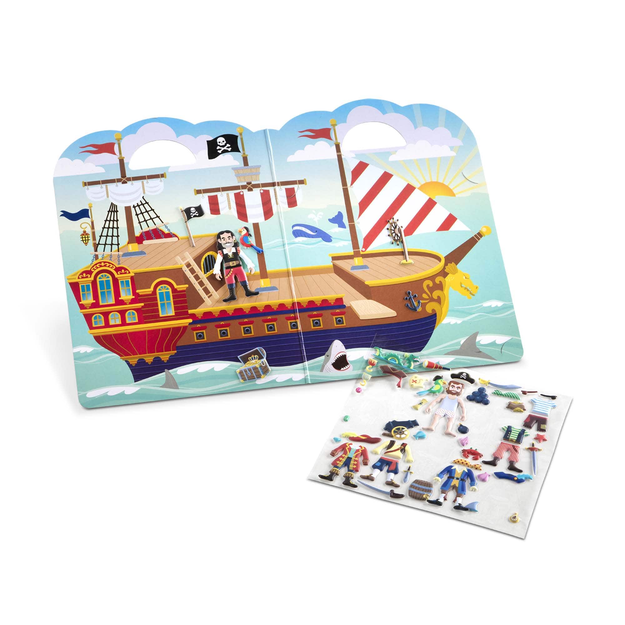Melissa & Doug Melissa & Doug Puffy Sticker Play Set - Pirate - Little Miss Muffin Children & Home