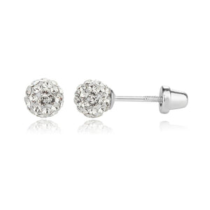 Cherished Moments Cherished Moments Sterling Silver Stardust Stardust Ball Screw Back Earrings - Little Miss Muffin Children & Home