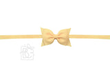 Beyond Creations Beyond Creations 1/4" Hose Baby Headband with Dainty Grosgrain Bow - Little Miss Muffin Children & Home