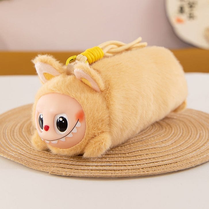 Auraquise Tie-Dye Labubu Plush Lanyard Pencil Case/Storage Pouch, 4 Colors Available - Little Miss Muffin Children & Home