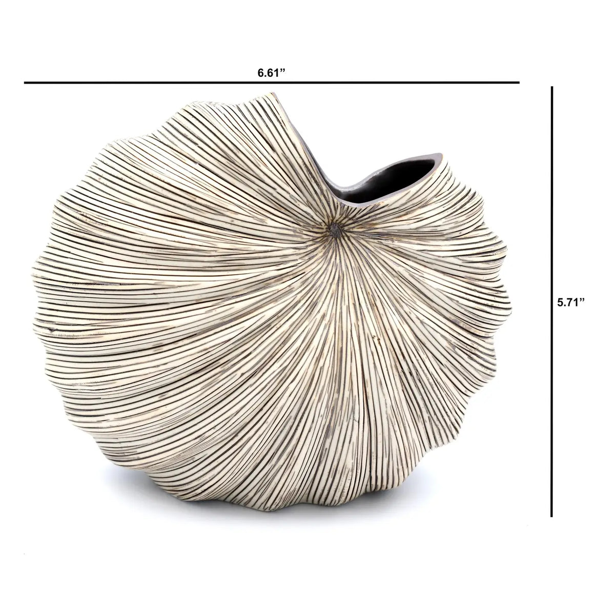 Palm S-Handcrafted Porcelain Vase
