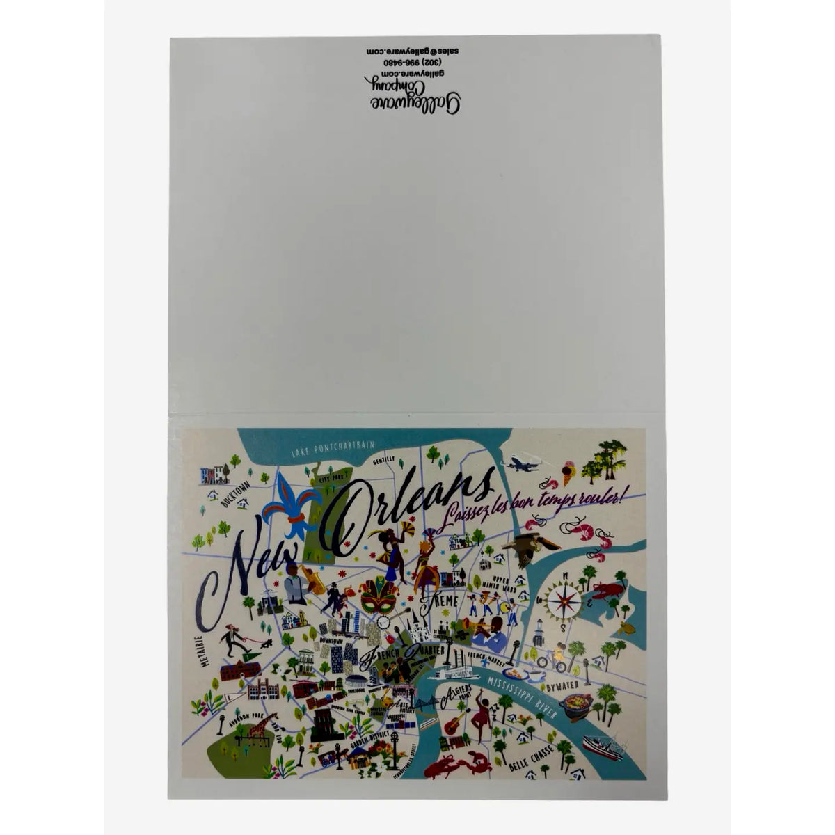New Orleans Note Card with Envelope