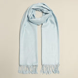 Plain Pashmina Shawl Scarf Wrap with Fringes