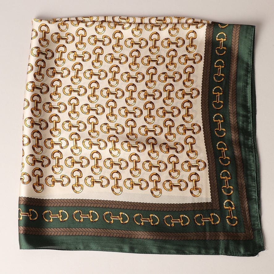 Fashion City Satin Horsebit Print Light Weight Soft Scarf - Little Miss Muffin Children & Home