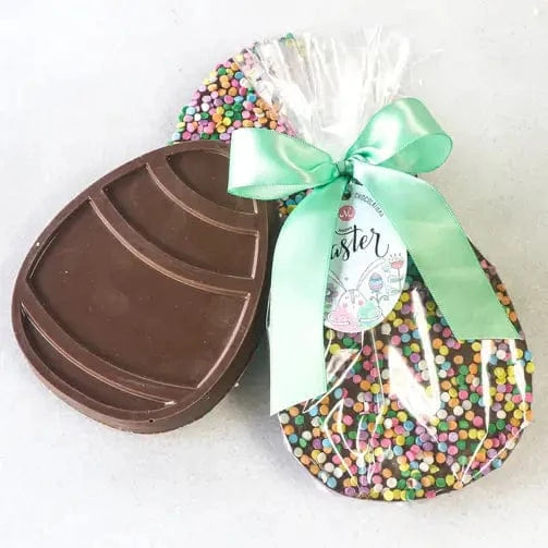 Maggie Lyon Chocolatiers Maggie Lyon Chocolatiers 4oz Easter Solid Chocolate Egg with Spring Decorations - Little Miss Muffin Children & Home