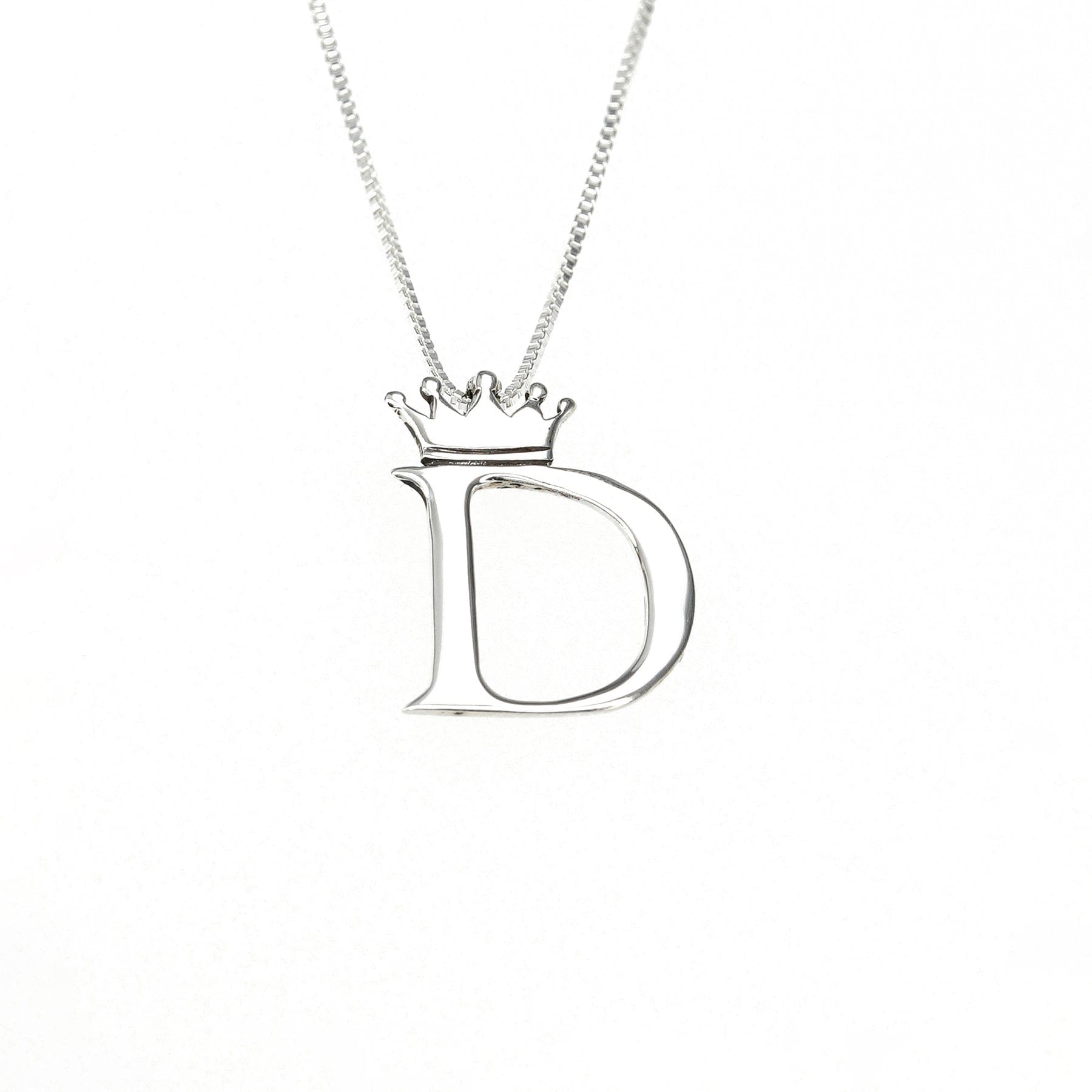 Cristy Cali Cristy Cali Royal Initial Charm Sterling Silver - Little Miss Muffin Children & Home