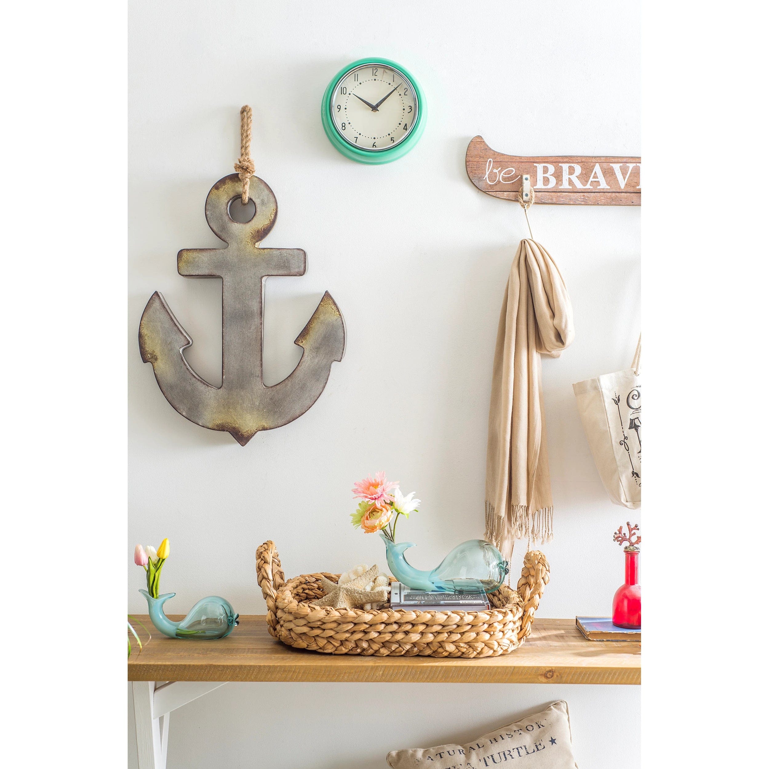 Creative Co-Op Creative Co-op Bankuan Braided Tray with Handles - Little Miss Muffin Children & Home