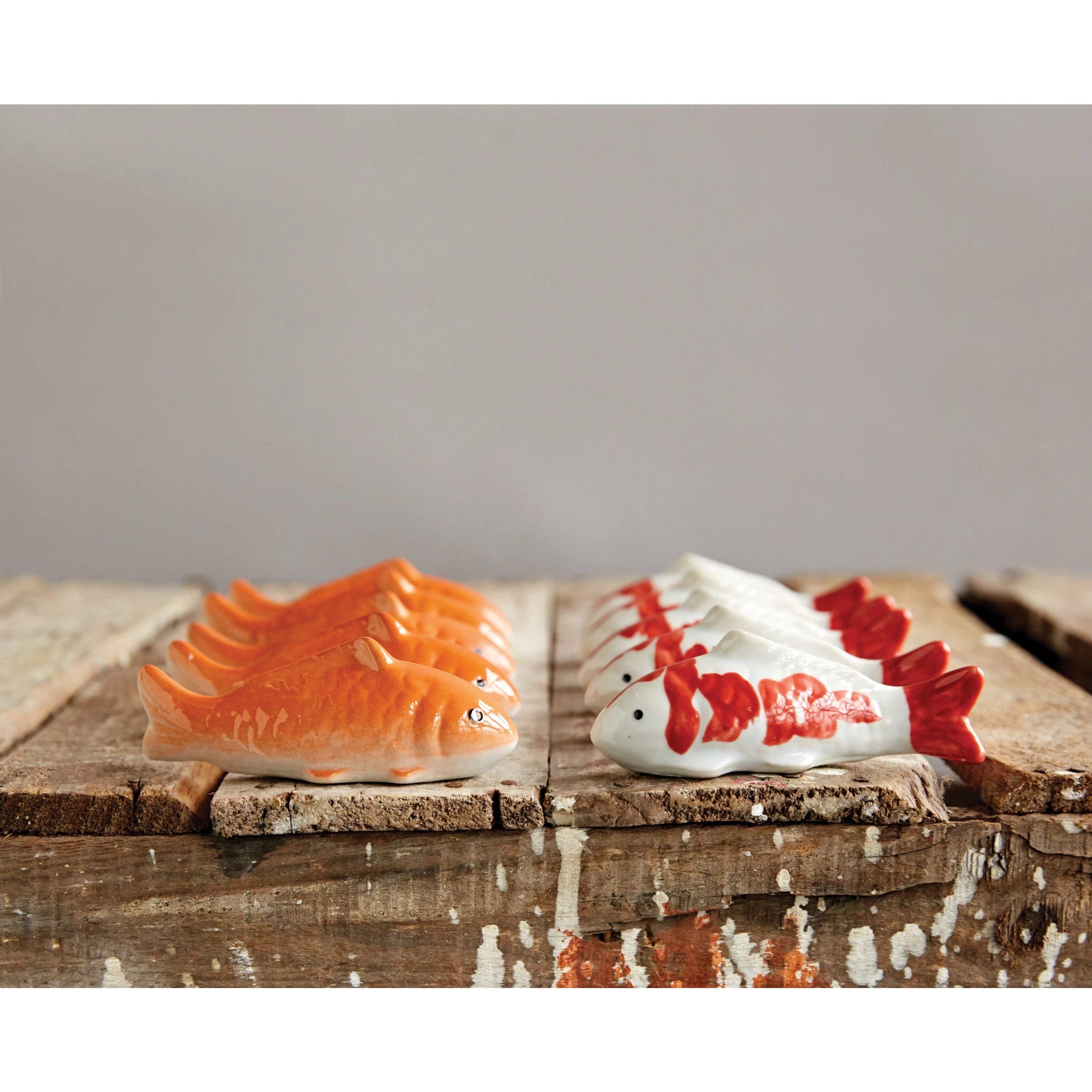 Creative Co-Op Creative Co-op Stoneware Floating Fish - Little Miss Muffin Children & Home