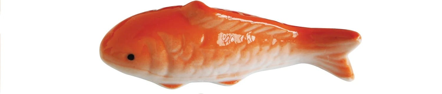 Stoneware 4" Floating Fish, 2 Styles Available