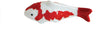 Stoneware 4" Floating Fish, 2 Styles Available