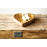 Creative Co-Op Creative Co-op Decorative Mango Wood Heart Bowl - Little Miss Muffin Children & Home