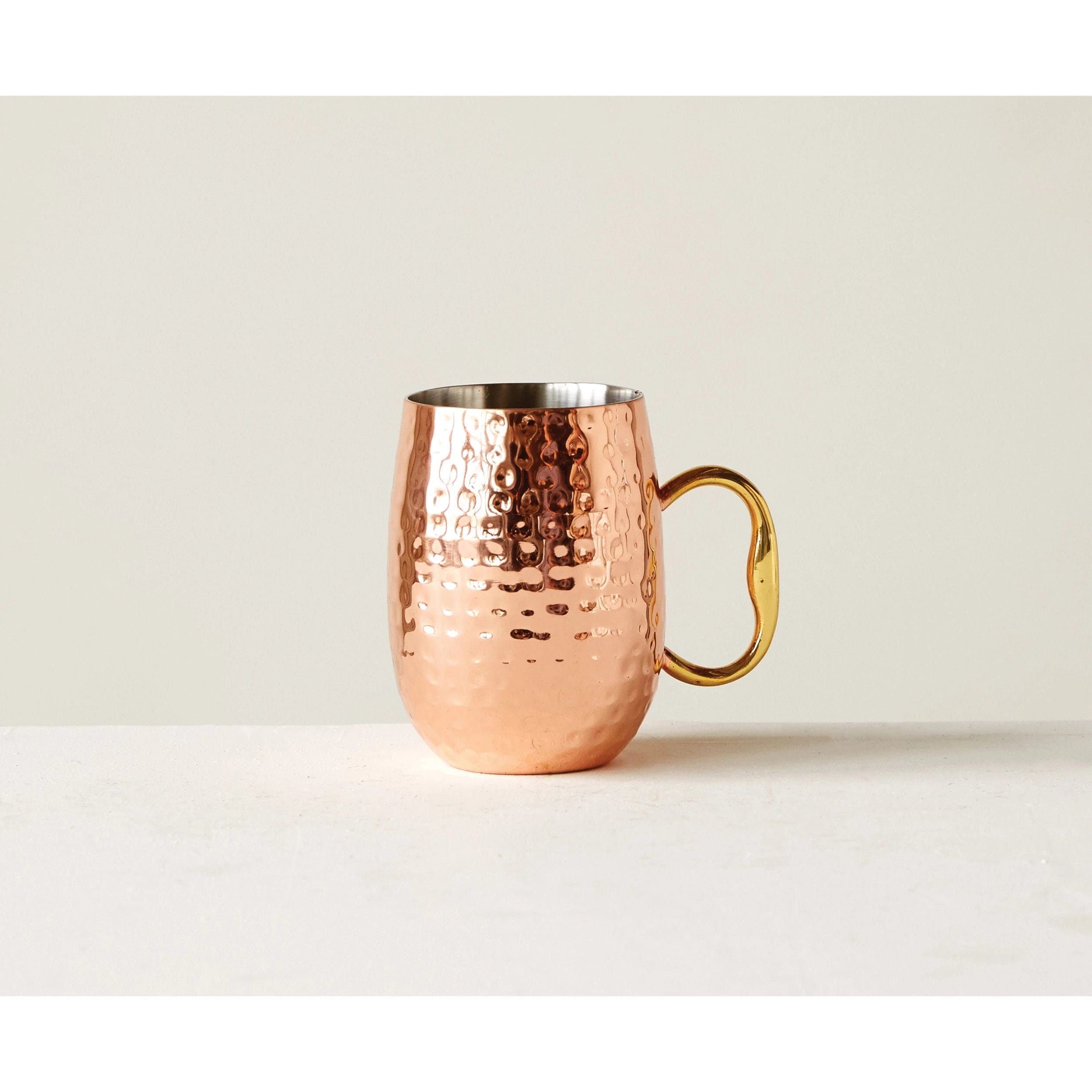 Creative Co-op Creative Co-op 16oz Stainless Steel Mule Mug, Copper Finish - Little Miss Muffin Children & Home