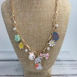 SongLily Easter Theme Charm Necklace