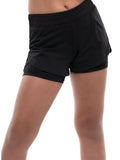 Lucky In Love Lucky in Love Girls' Match Point Performance Short w/ Built-in Shortie - Little Miss Muffin Children & Home