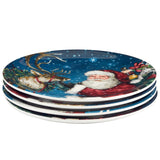 Certified International Santa's Secret Christmas 9" Dessert Plate