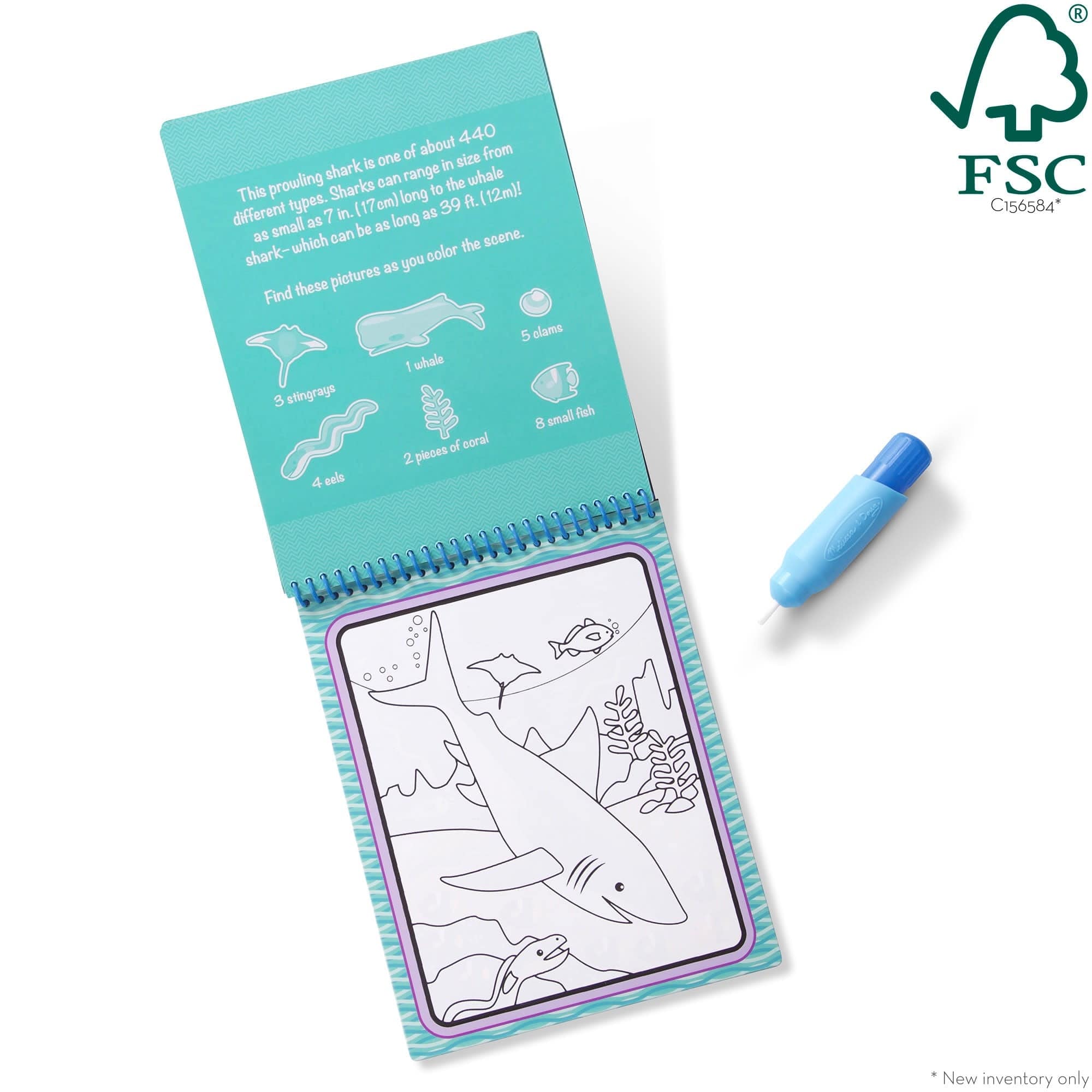 Melissa & Doug Melissa & Doug Water Wow! Under The Sea Water Reveal Pad - Little Miss Muffin Children & Home