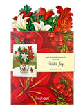 FreshCut Paper FreshCut Paper Winter Joy Pop-Up Holiday Greeting Card - Little Miss Muffin Children & Home