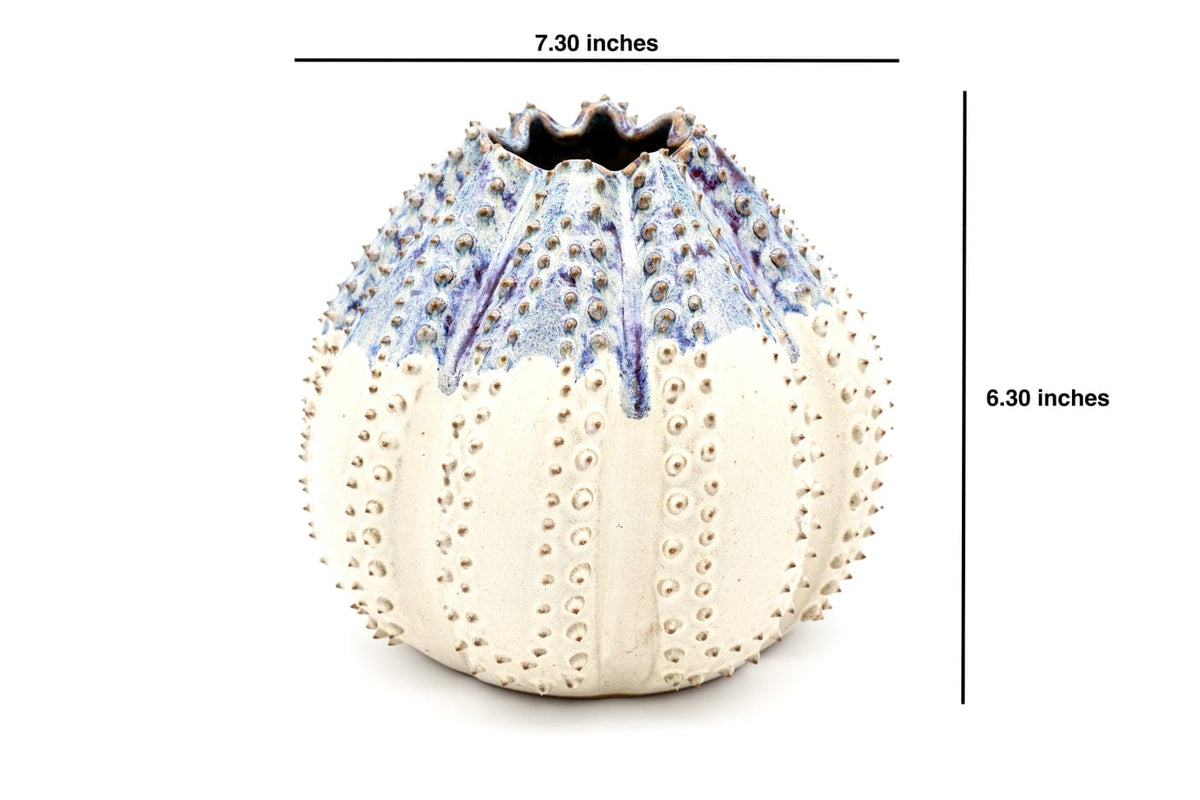 Art Floral Trading Art Floral Trading Sea Urchin Vase Purple Effect - Little Miss Muffin Children & Home