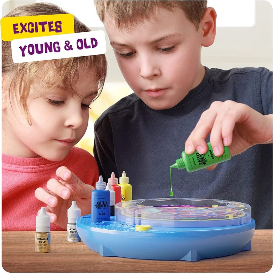 Dan&Darci Dan&Darci Spin Art Machine Kit, Paint Spiral Station Center - Little Miss Muffin Children & Home