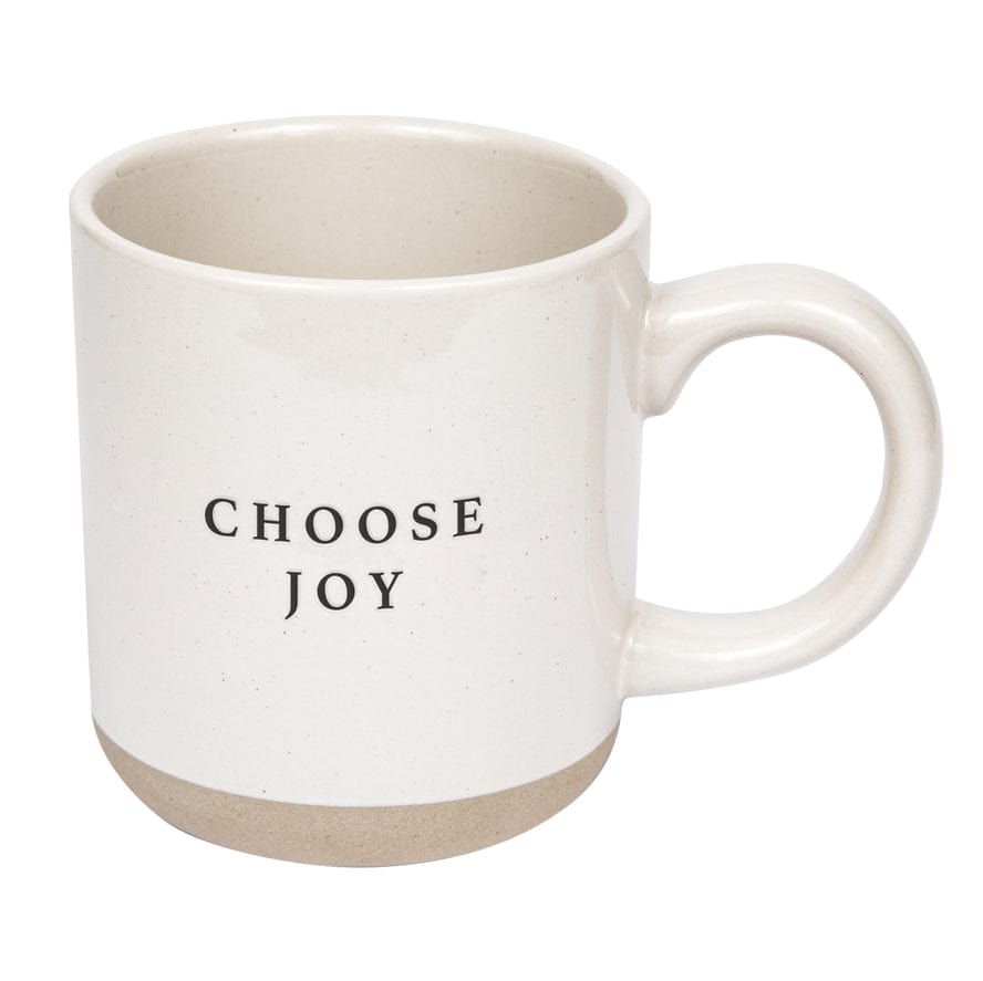 Sweet Water Decor Sweet Water Decor CM089 Choose Joy 14oz Stoneware Style Coffee Mug - Little Miss Muffin Children & Home