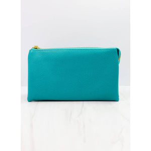 Caroline Hill Liz Crossbody Bag in Turquoise