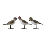 Creative Co-op Creative Co-op Resin Bird with Flower Hat and Metal Feet - Little Miss Muffin Children & Home