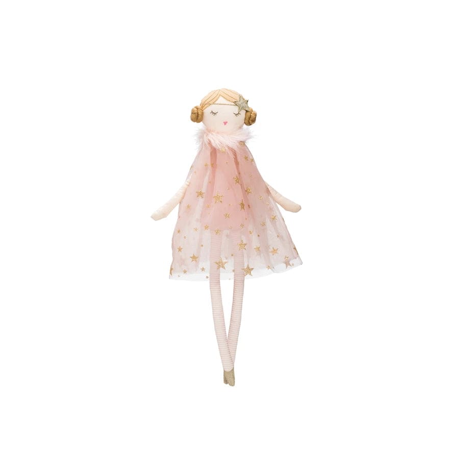 cotton doll with star dress