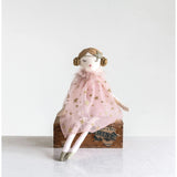 Creative Co-Op Creative Co-op Cotton Doll in Star Dress - Little Miss Muffin Children & Home