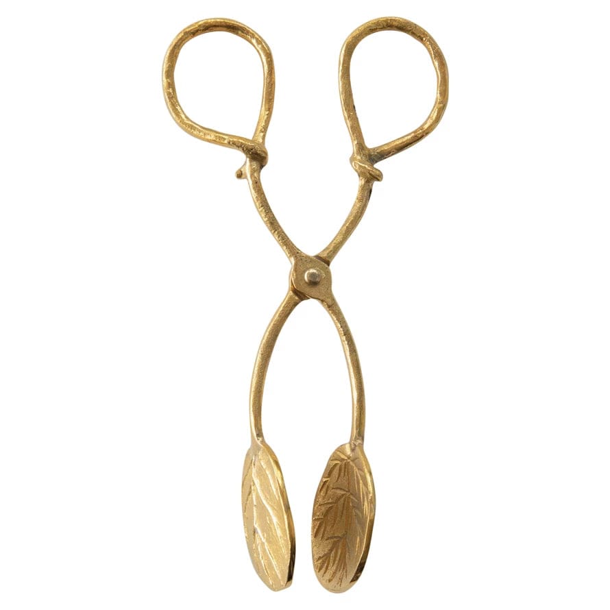 Creative Co-Op Creative Co-op Brass Leaf Tongs - Little Miss Muffin Children & Home