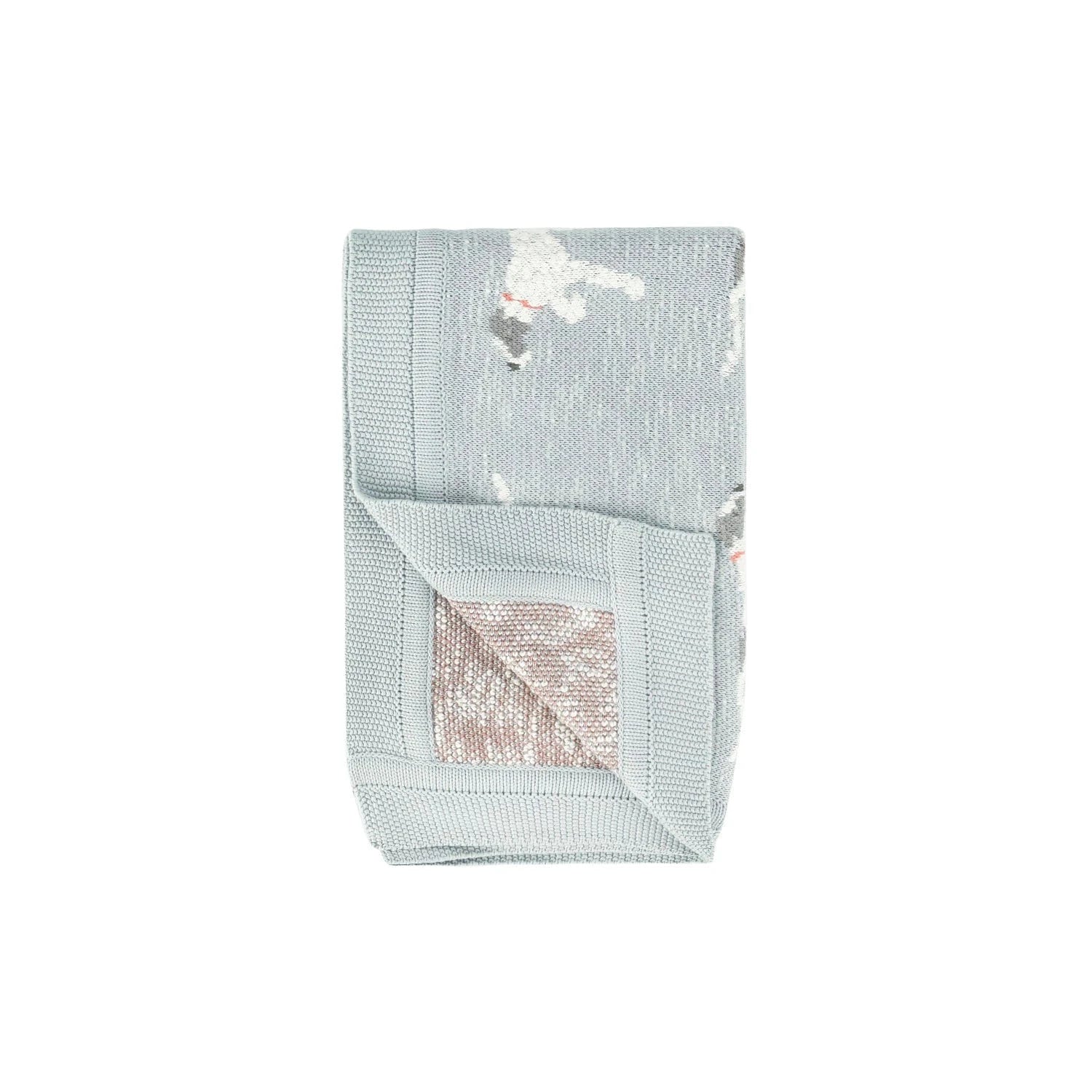 Creative Co-op Cotton Knit Baby Blanket with Pointer Dog - Little Miss Muffin Children & Home