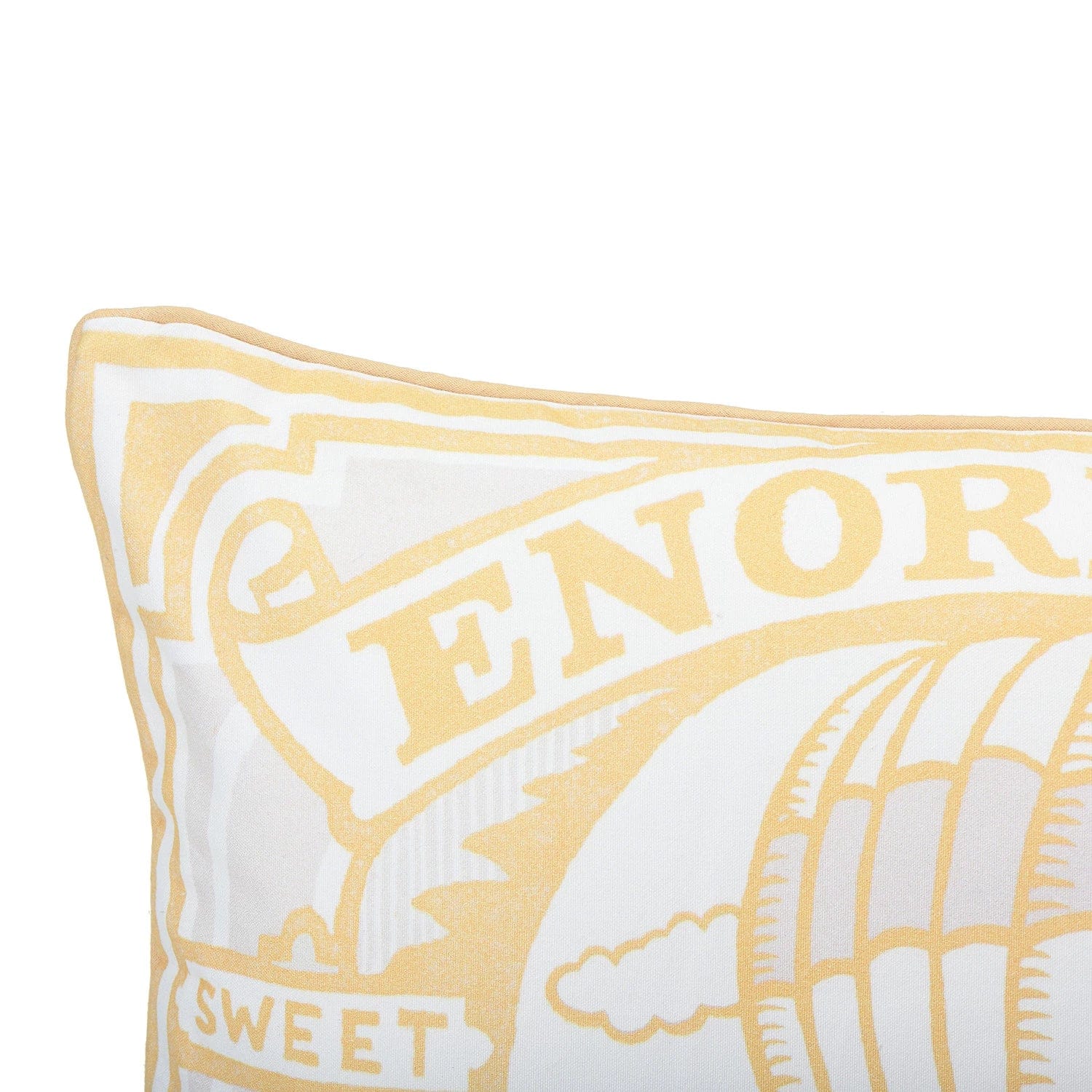 Creative Co-Op Creative Co-op Love Will Follow You Cotton Lumbar Pillow - Little Miss Muffin Children & Home